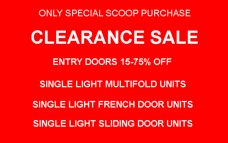 Clearance sale